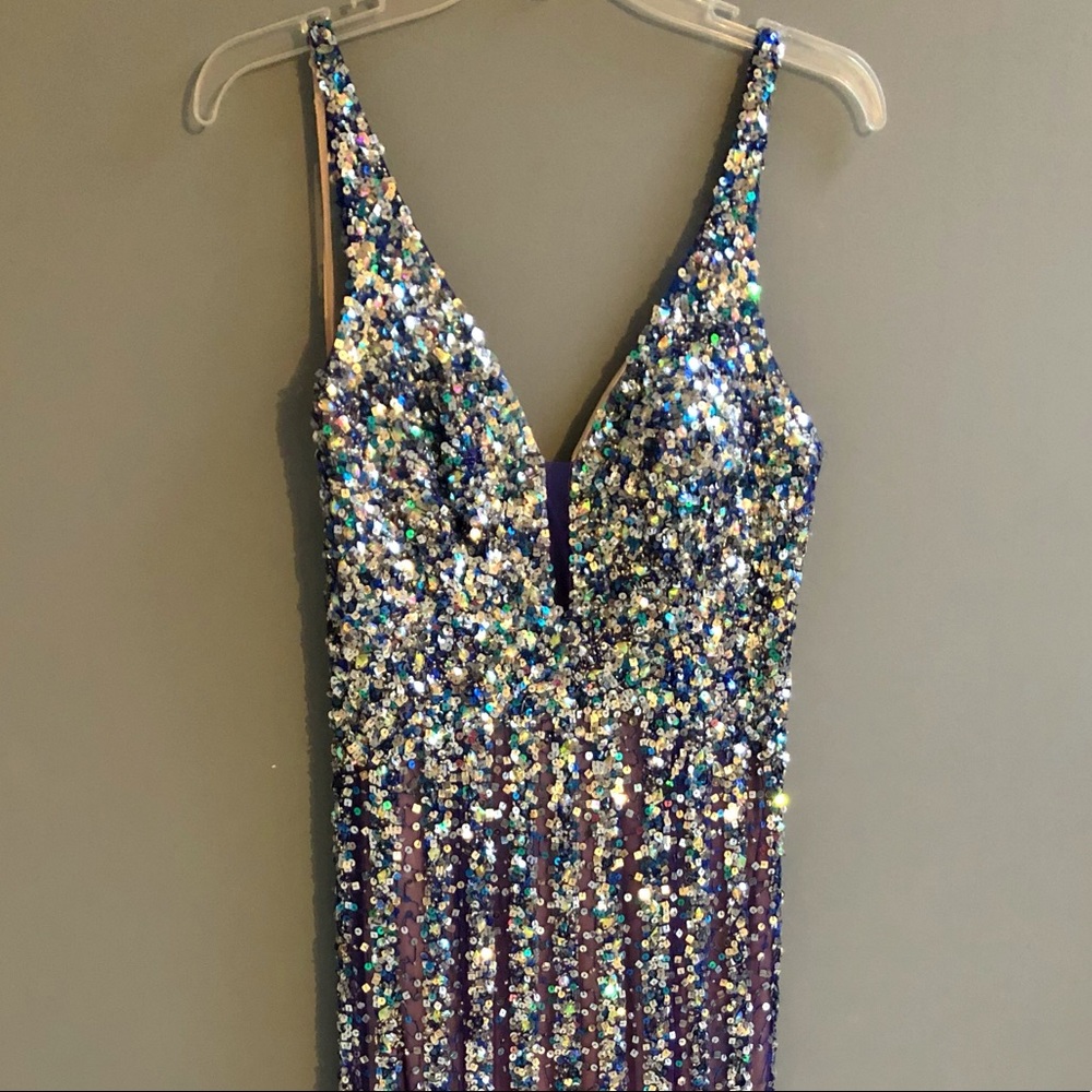 Sequin Formal Prom Gown